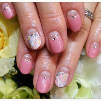 花柄★春Nail