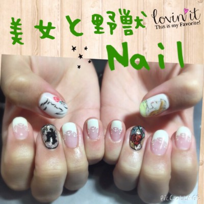 美女と野獣☆Nail