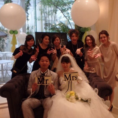 友達結婚式♡